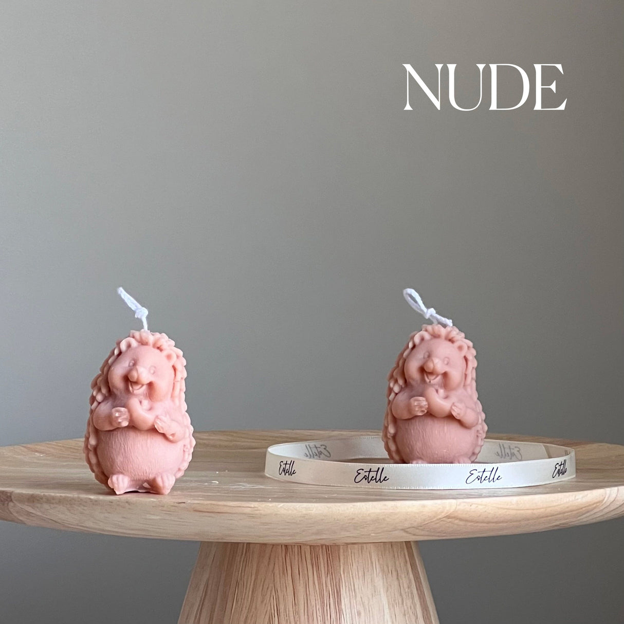 Cute Hedgehog Candle