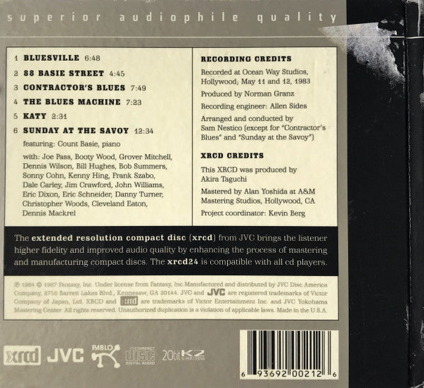 "88 Basie Street" (XRCD) | Near Mint (NM) Excellent (EX)