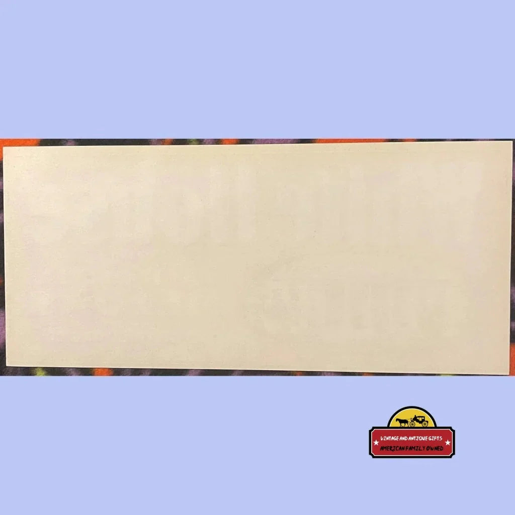 Rare 1930s Patriotic White House Antique Vintage Crate Label