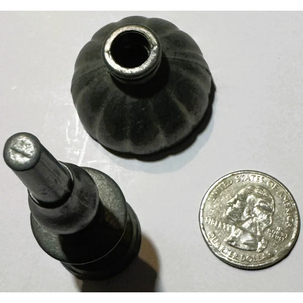 Late 19th Century Dark Pewter Fluted Miniature Goblet Collectible