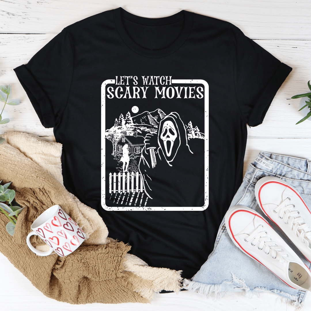 Camiseta "Veamos películas de miedo"
