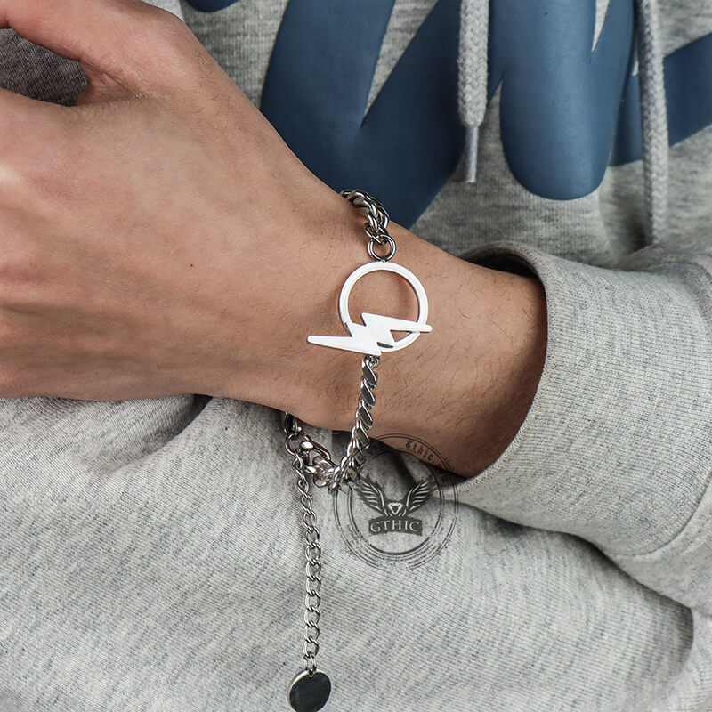 Pulsera de acero inoxidable Lightning OT