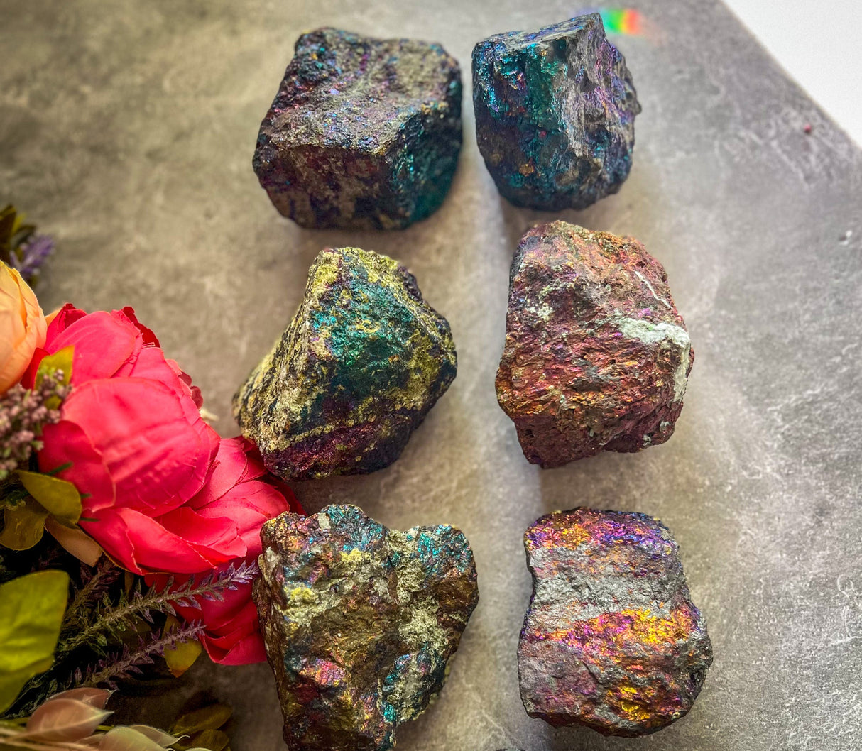 Huge Peacock Ore, Chalcopyrite