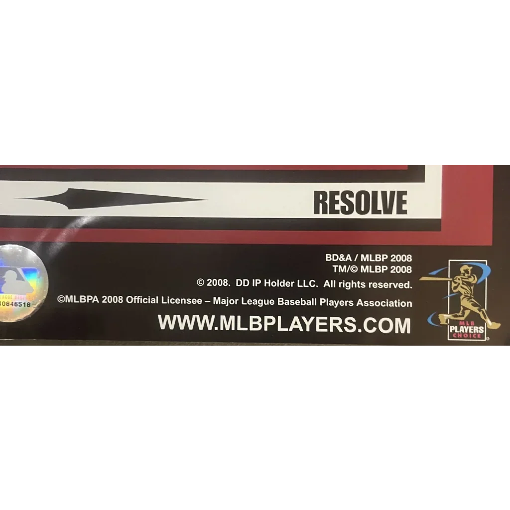 Rare Boston Red Sox 2008 MLB Dunkin Poster with Legendary Players