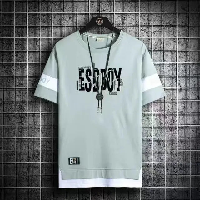 2024 Men's Korean Fashion Summer Short Sleeve T-Shirts - Lootquake