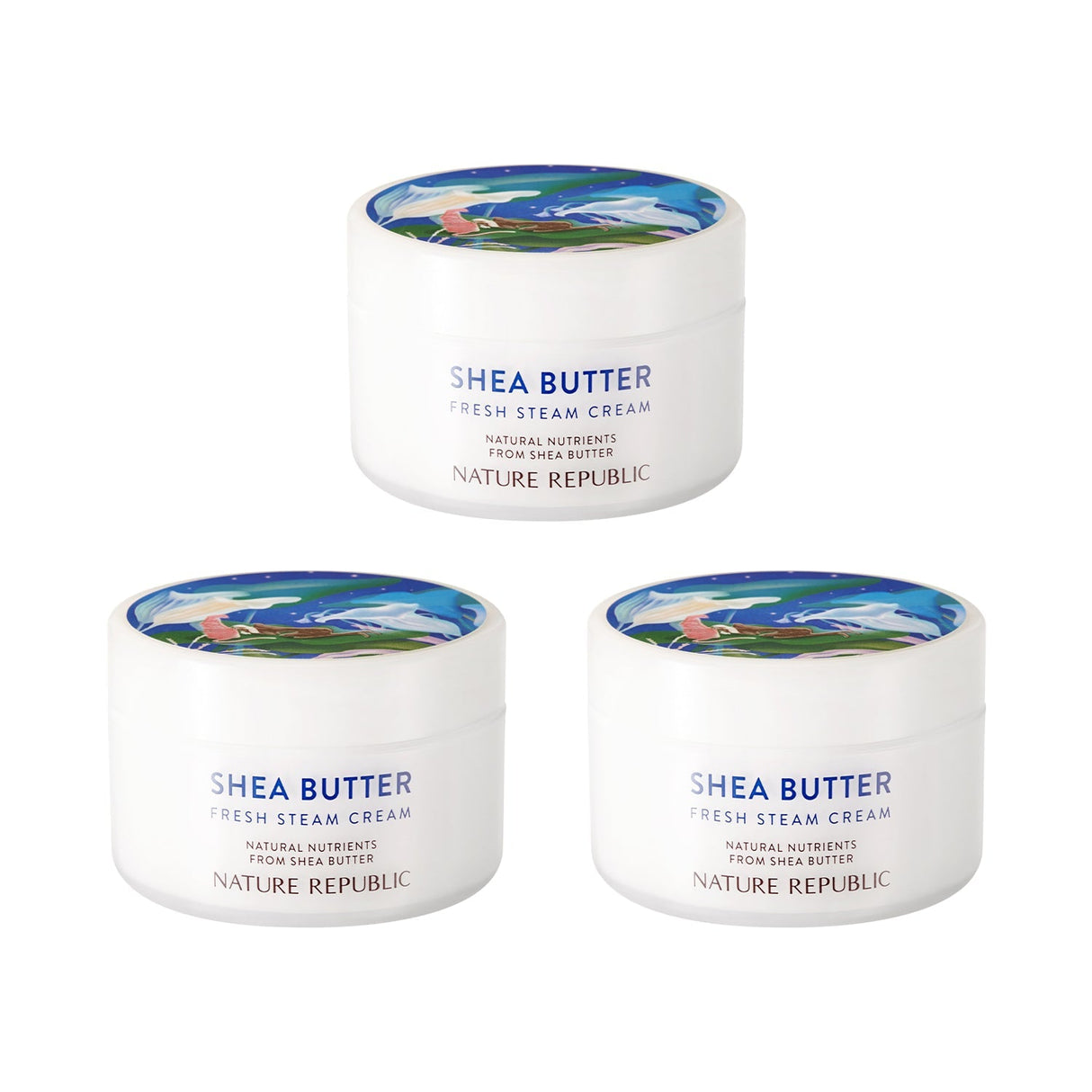 Crema de vapor con manteca de karité Fresh Triple Value Set (piel mixta)