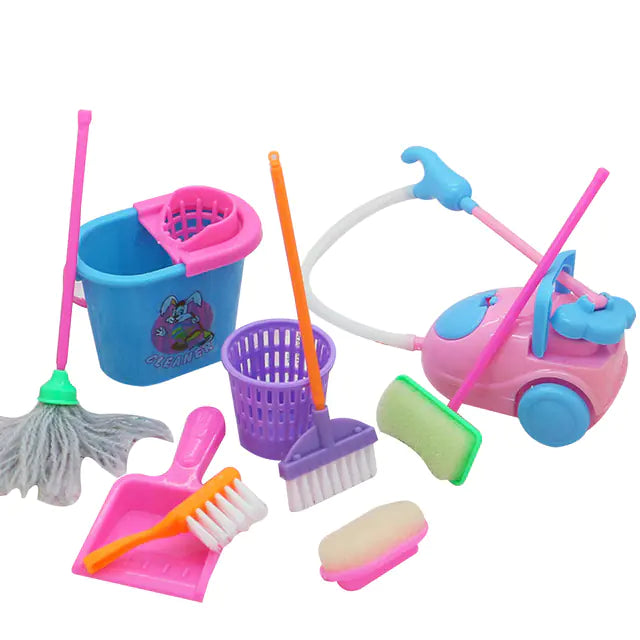 Children's Mini House Cleaning Tool Set Puzzle Toys - Lootquake