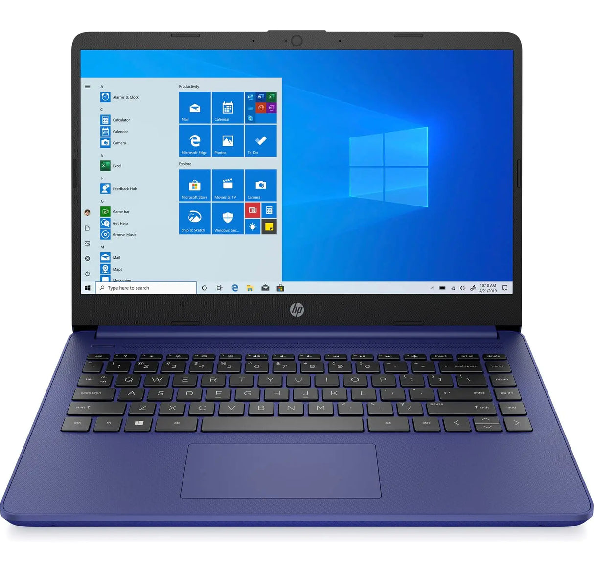 HP Laptop 14-dq0005dx 14" HD Display Intel Celeron N4020 4GB RAM 64GB eMMC Intel UHD Graphics 600 Windows 10 Home in S Mode HDMI Bluetooth Blue (Renewed) - Lootquake