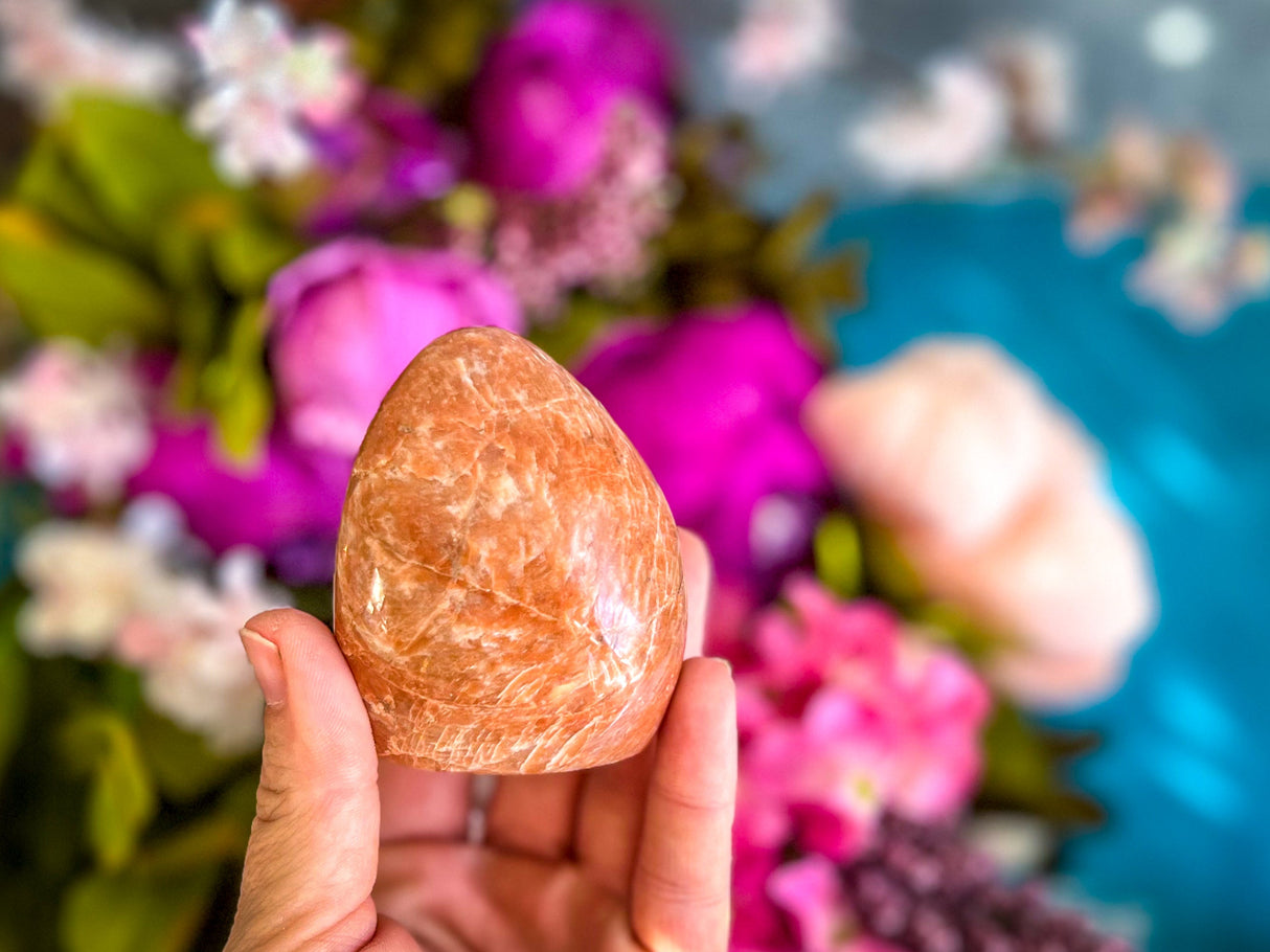 Peach Moonstone Crystal Freeform