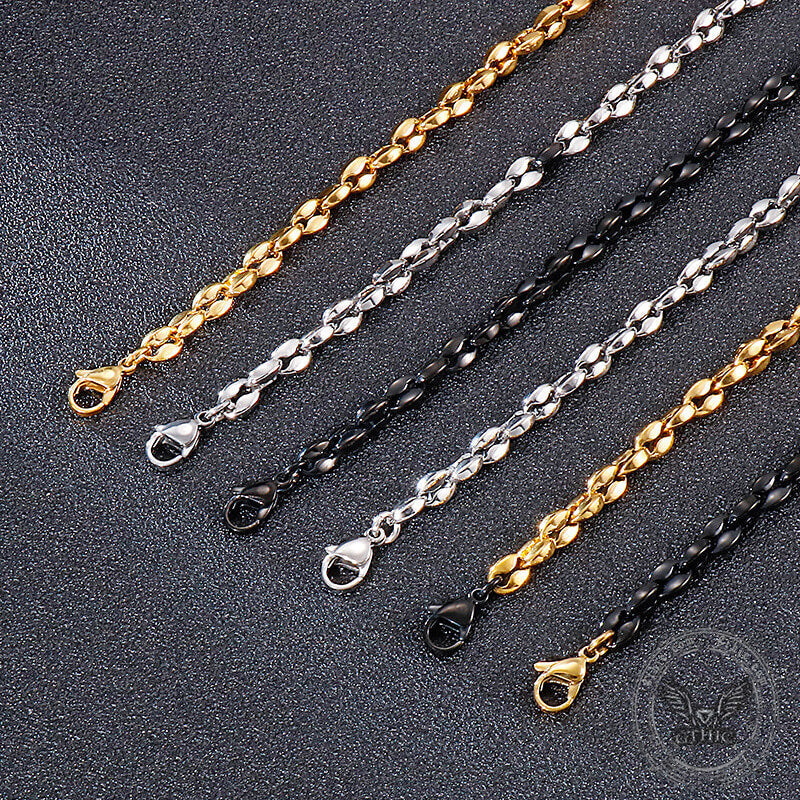 Collar de acero inoxidable con nariz de cerdo