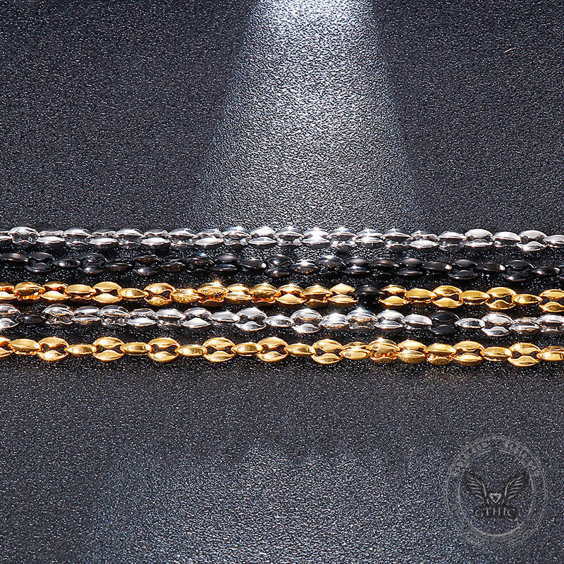 Collar de acero inoxidable con nariz de cerdo