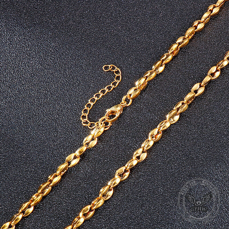 Collar de acero inoxidable con nariz de cerdo