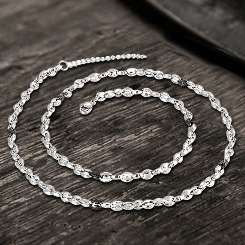 Collar de acero inoxidable con nariz de cerdo