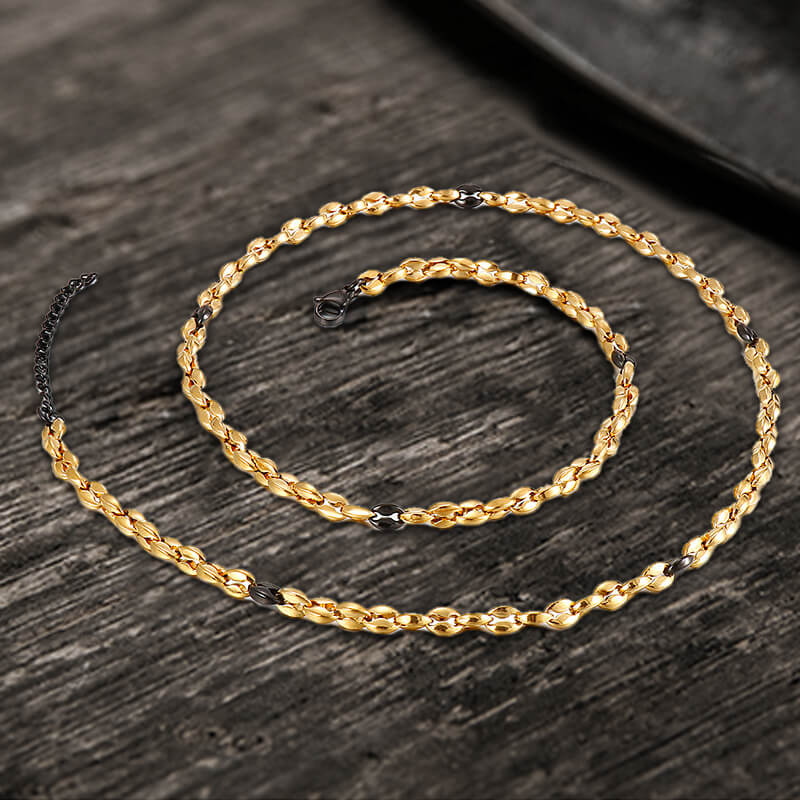 Collar de acero inoxidable con nariz de cerdo