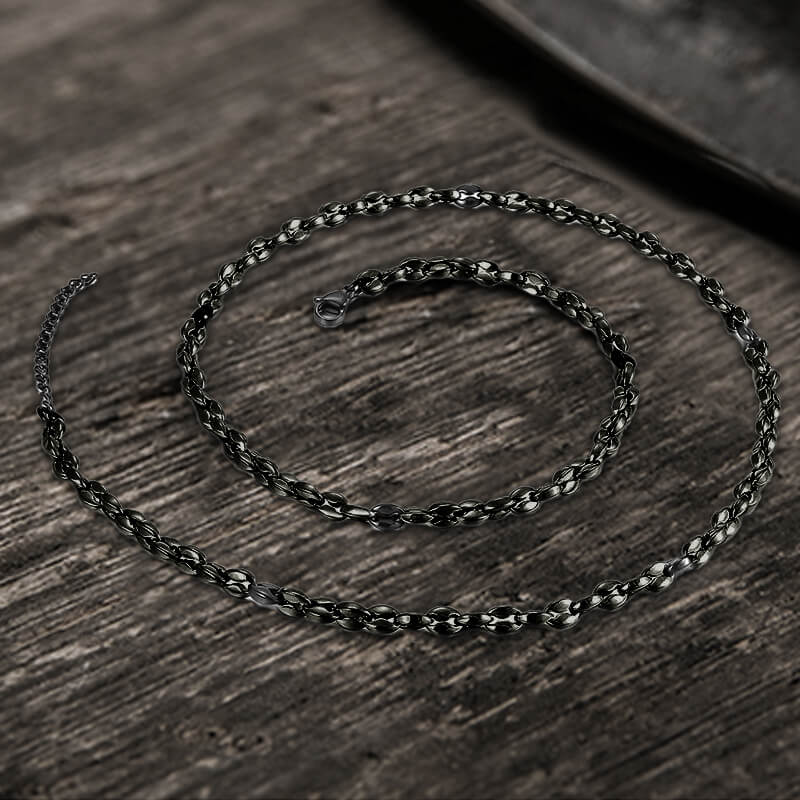 Collar de acero inoxidable con nariz de cerdo