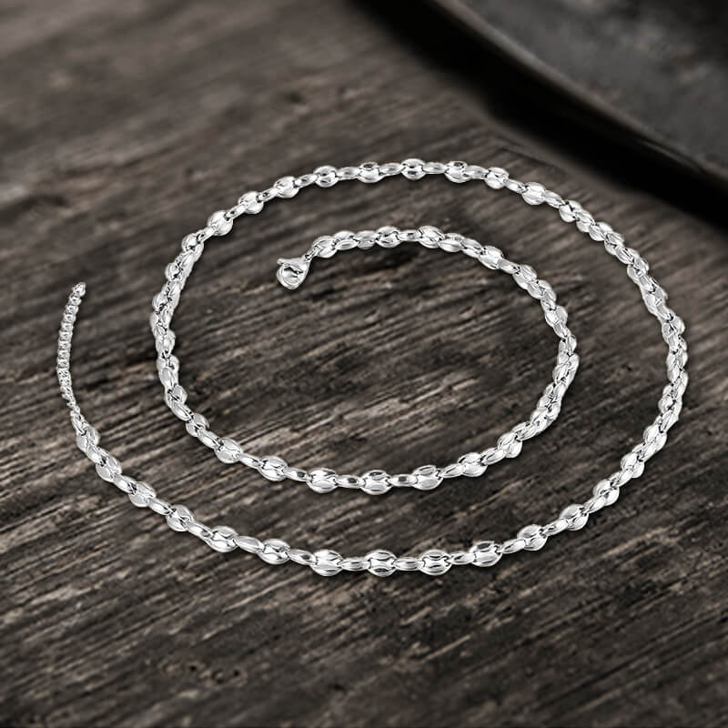 Collar de acero inoxidable con nariz de cerdo