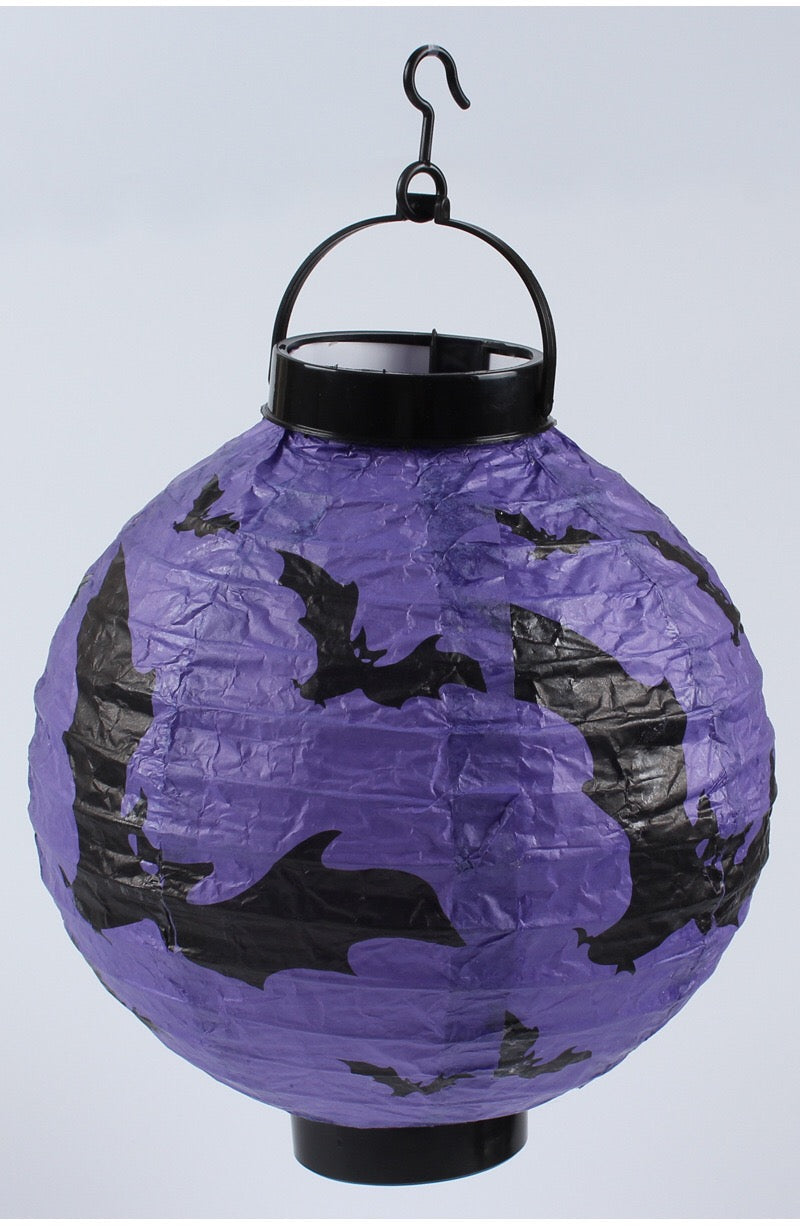 Halloween 4 pieces Set Handheld Halloween Pumpkin Paper Lantern Hanging Light-Up Pendant-3