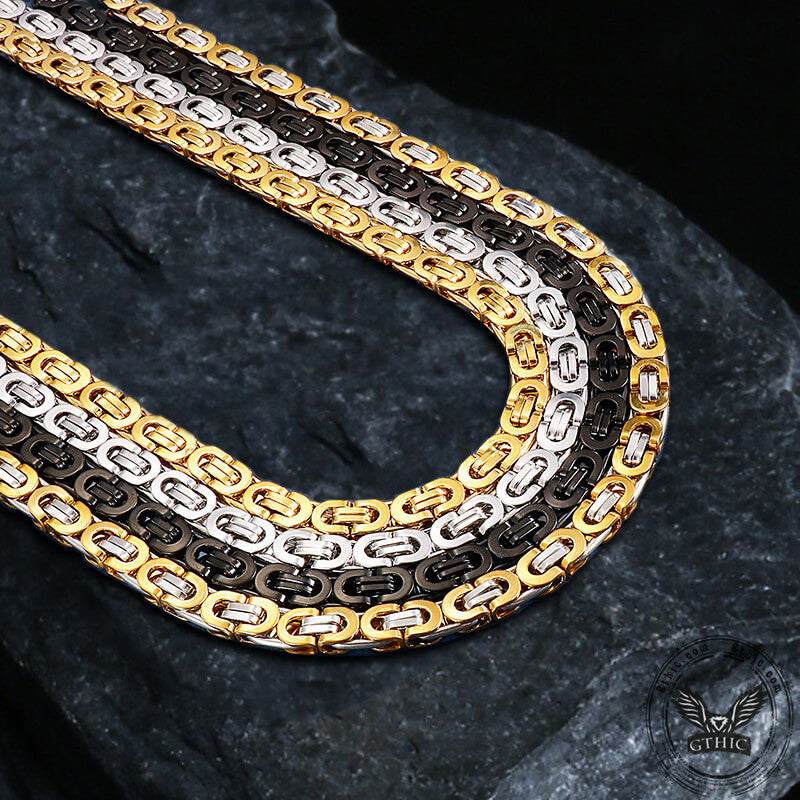 Collar de acero inoxidable estilo punk