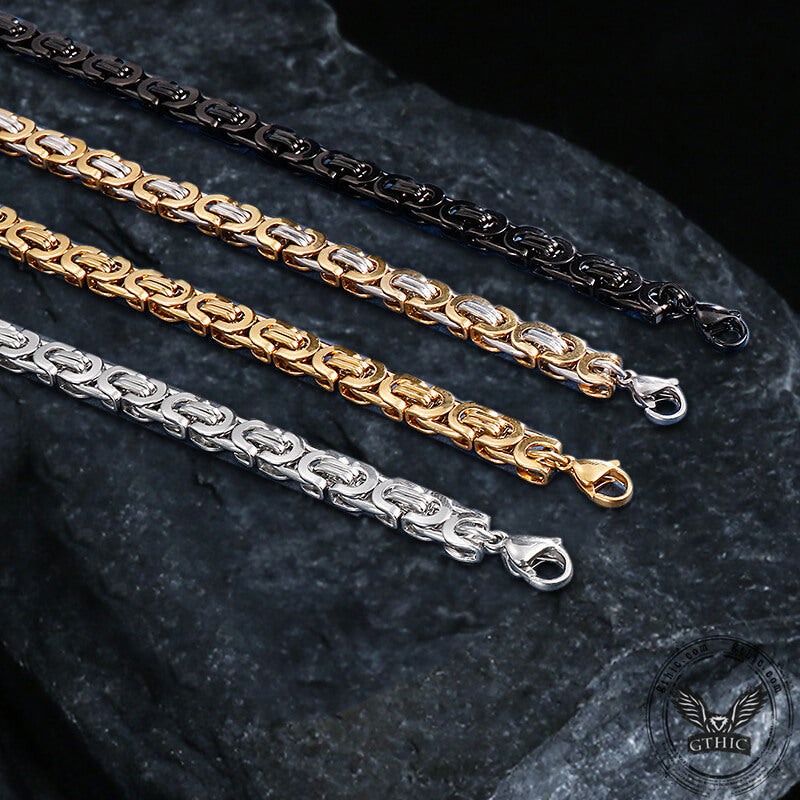 Collar de acero inoxidable estilo punk