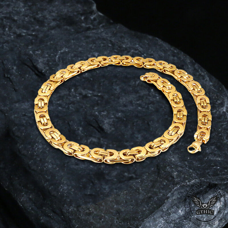 Collar de acero inoxidable estilo punk