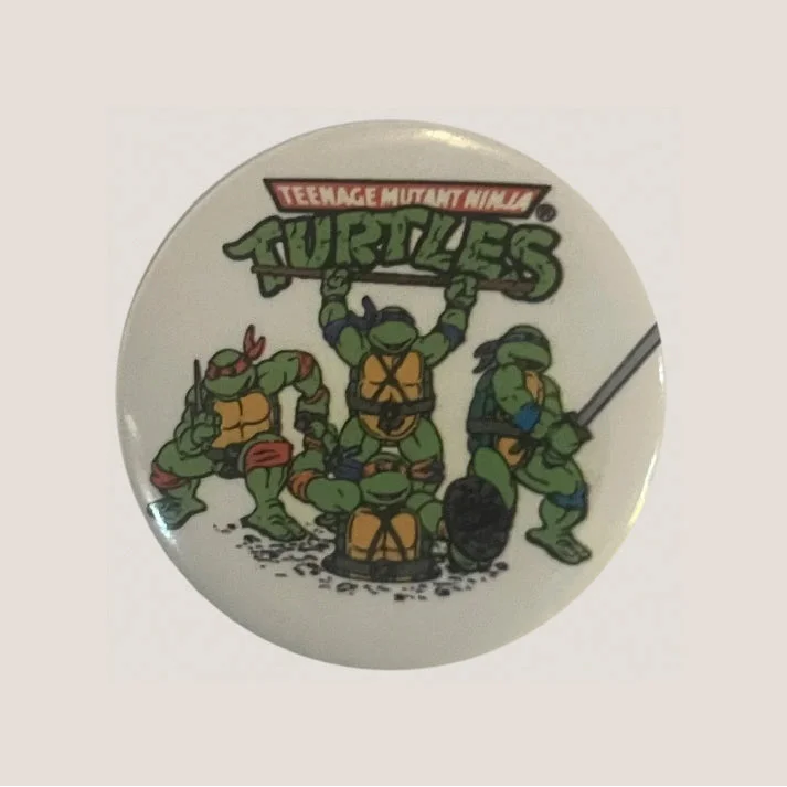 Radical 1990 Teenage Mutant Ninja Turtles Movie Sewer Pin
