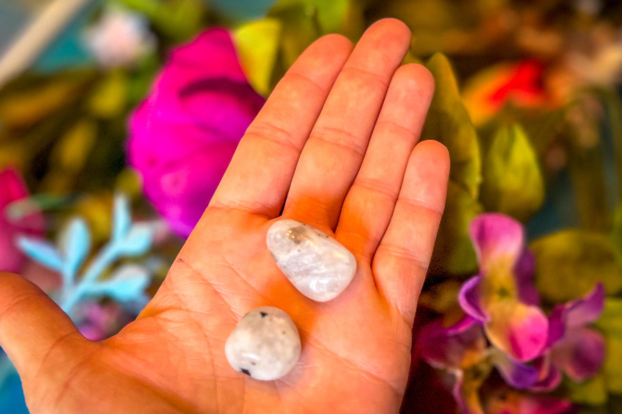 Tumbled RAINBOW Moonstone