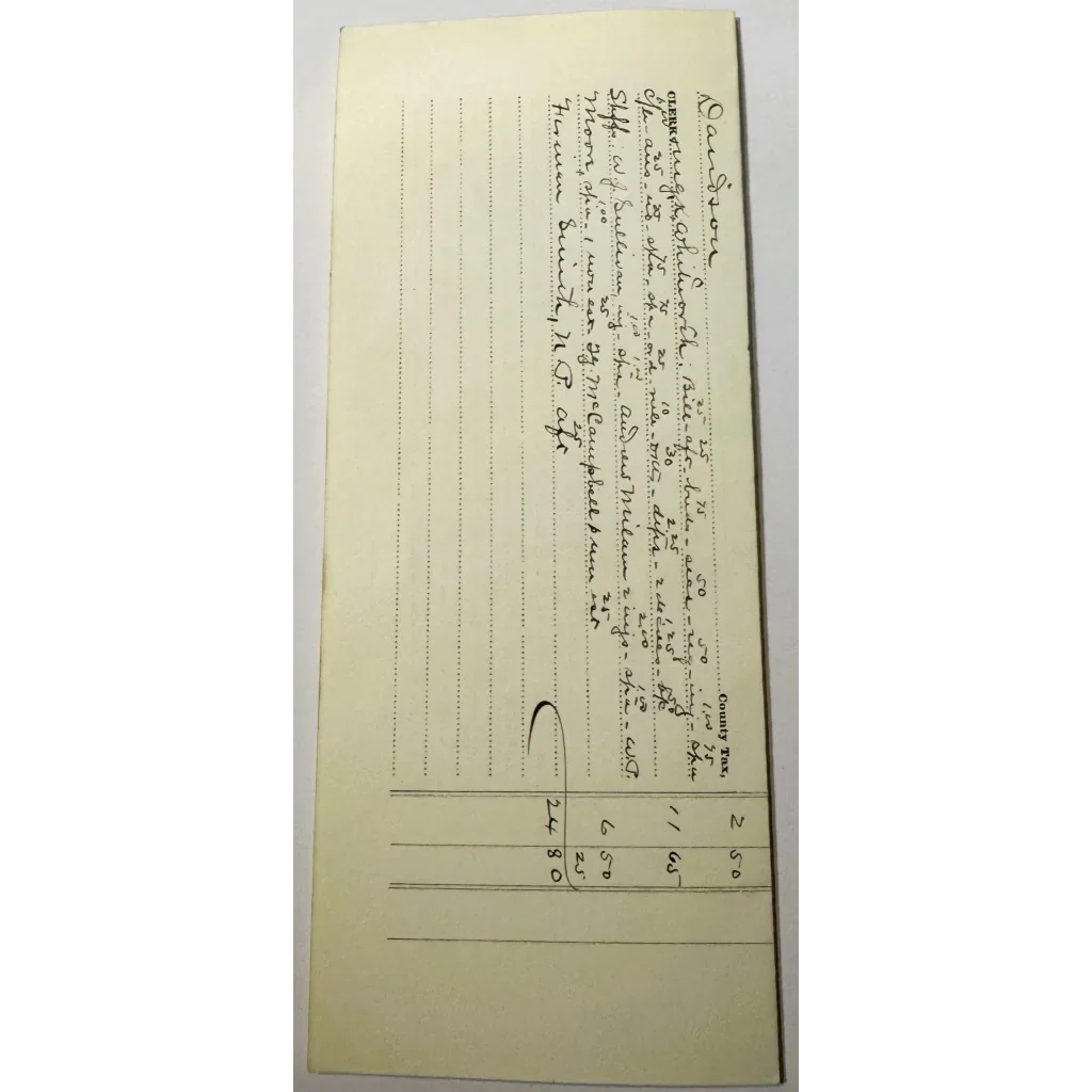 Rare 1895 Tennessee Supreme Court Case Document From Nashville