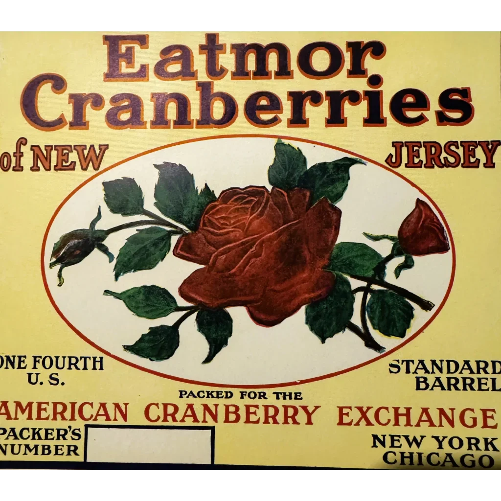Rare 1920s Eatmor Cranberries Label Brings History to Life