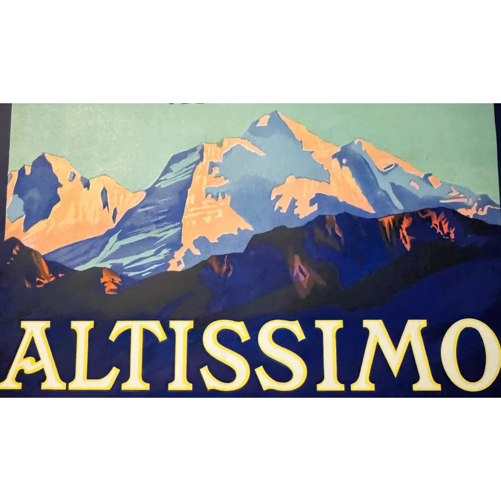 Rare 1930s Altissimo Crate Label Bursts with Vintage Charm