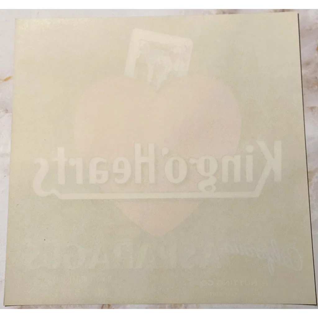 Rare 1940s King o' Hearts Asparagus Crate Label Discovered