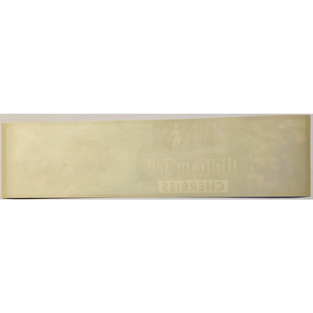 Rare 1940s San Joaquin Valley William Tell Cherries Crate Label