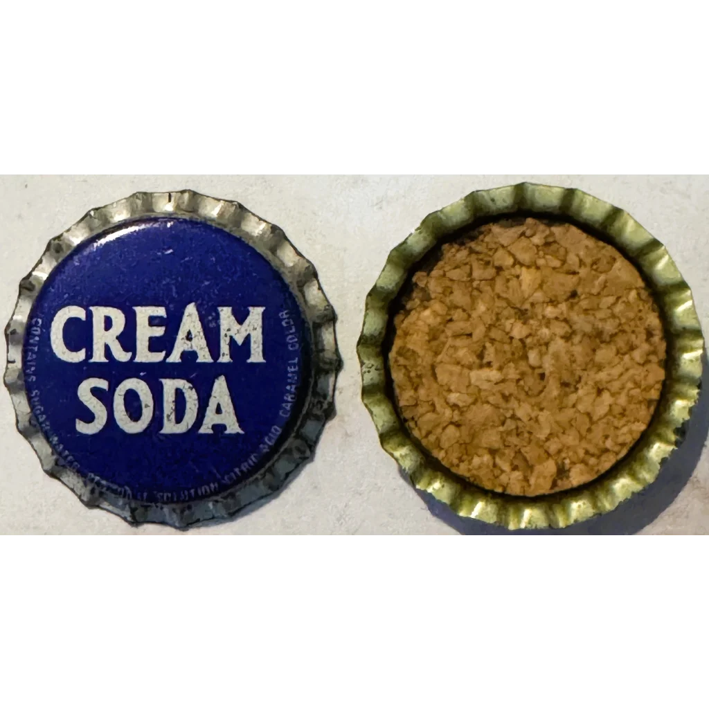 Rare 1950s Cream Soda Bottle Caps from Maryland 7up Plant