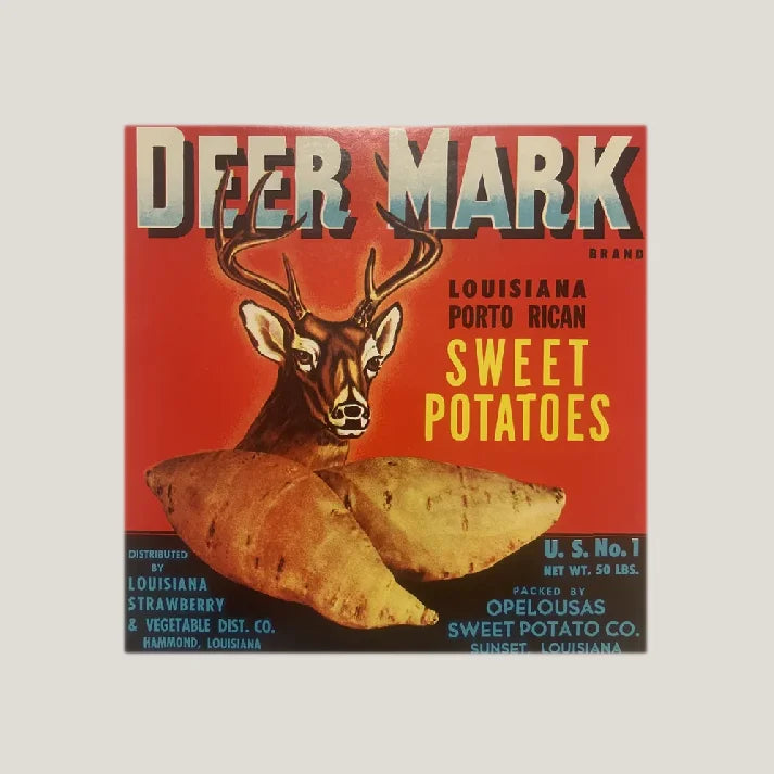 Rare 1950s Deer Mark Crate Label Brings Country Charm Home