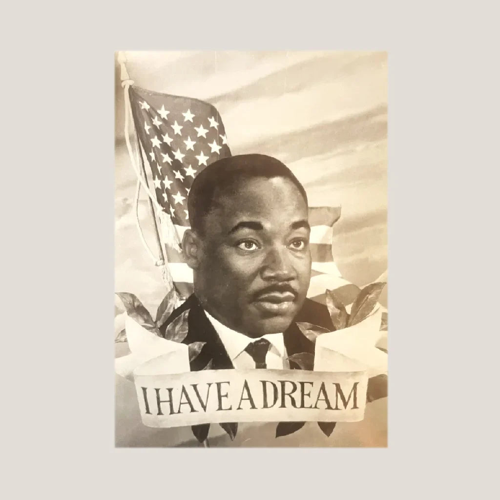 Rare 1960s Martin Luther King Vintage Postcard Collectible