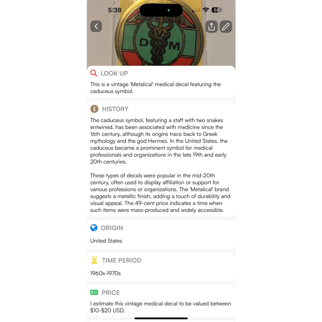 Rare 1960s Veterinary Medicine Decal Unearths Nostalgic Treasure