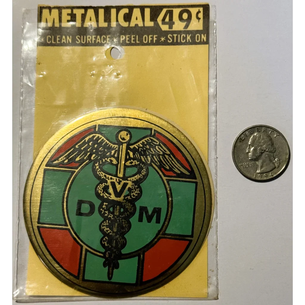 Rare 1960s Veterinary Medicine Decal Unearths Nostalgic Treasure