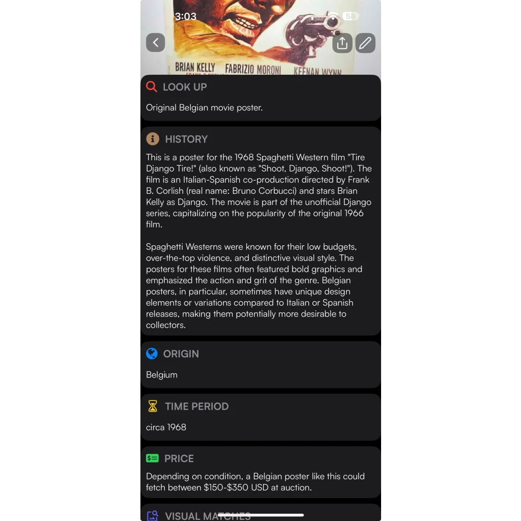 Rare 1968 Tire Django Tire Belgium Movie Poster Shoot Gringo Shoot