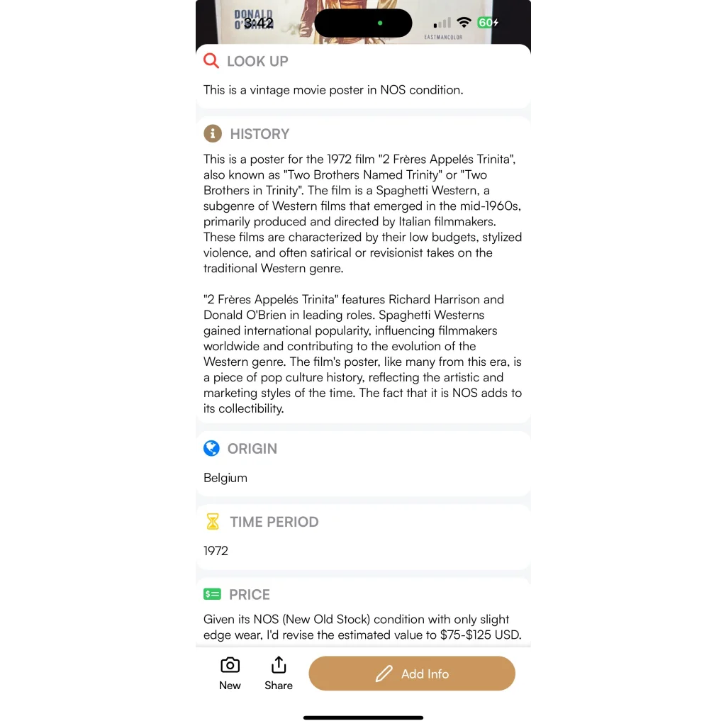 Rare 1972 Freres Appeles Trinita Belgium Movie Poster Unleashed