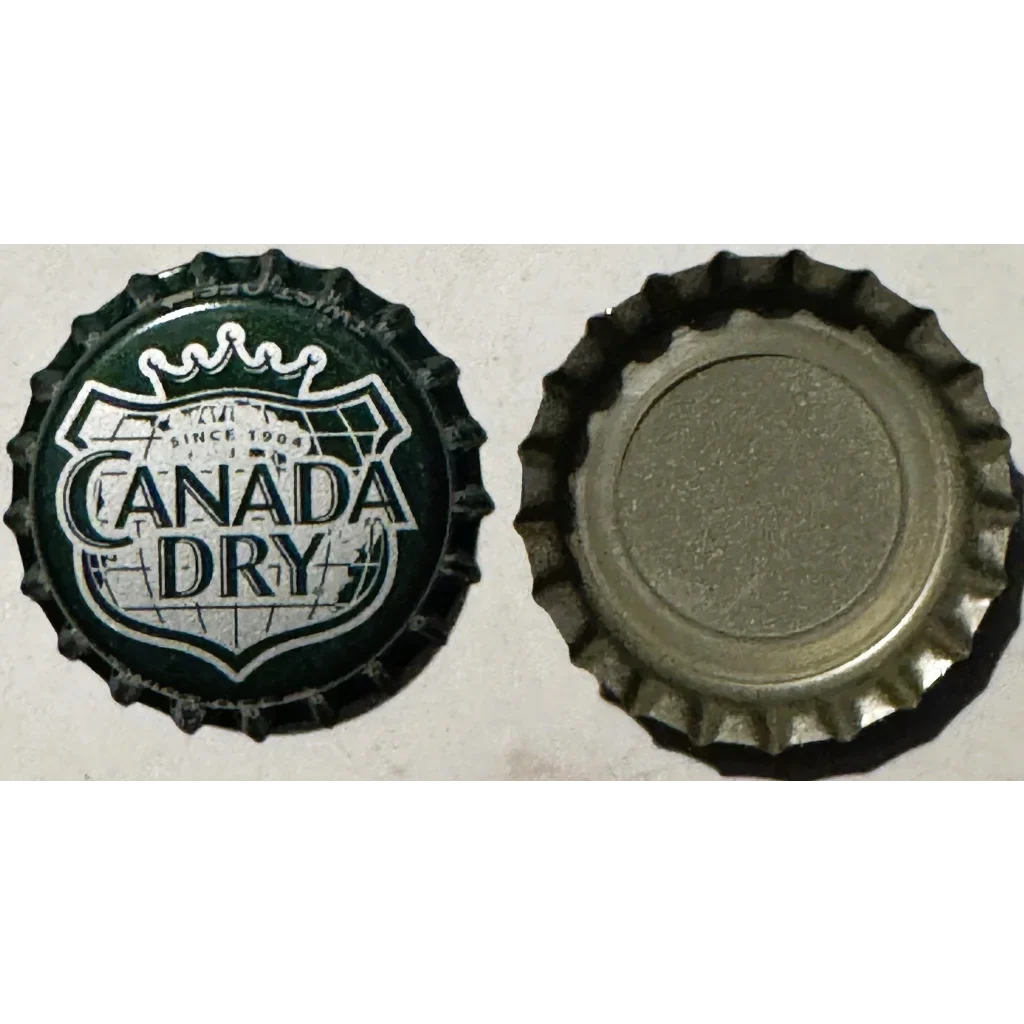 Retro 1980s Canada Dry Bottle Cap Treasure from NC Bottling Plant