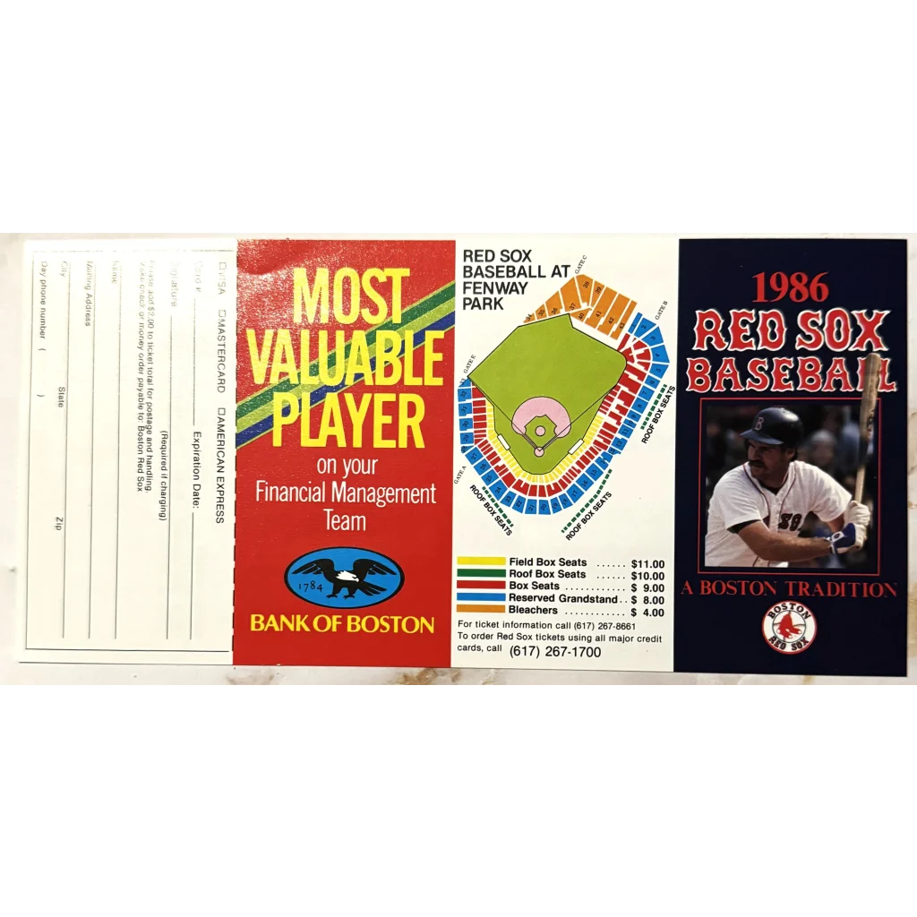Rare 1986 Red Sox Memorabilia Bonanza for Baseball Fanatics