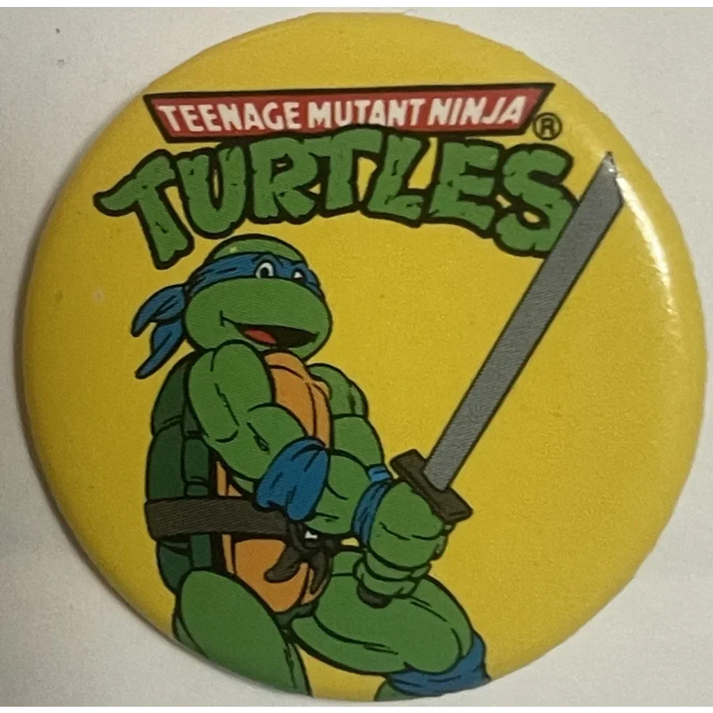 Rare 1990 Leonardo Pin from Ninja Turtles Movie