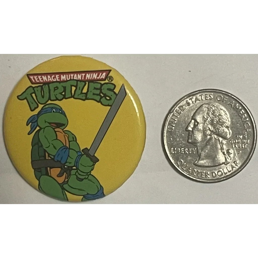 Rare 1990 Leonardo Pin from Ninja Turtles Movie