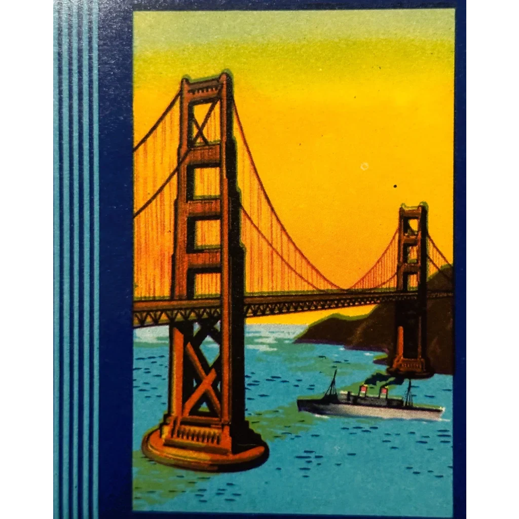 Rare Antique Vintage 1940s Pacific Pride Crate Label from San Francisco