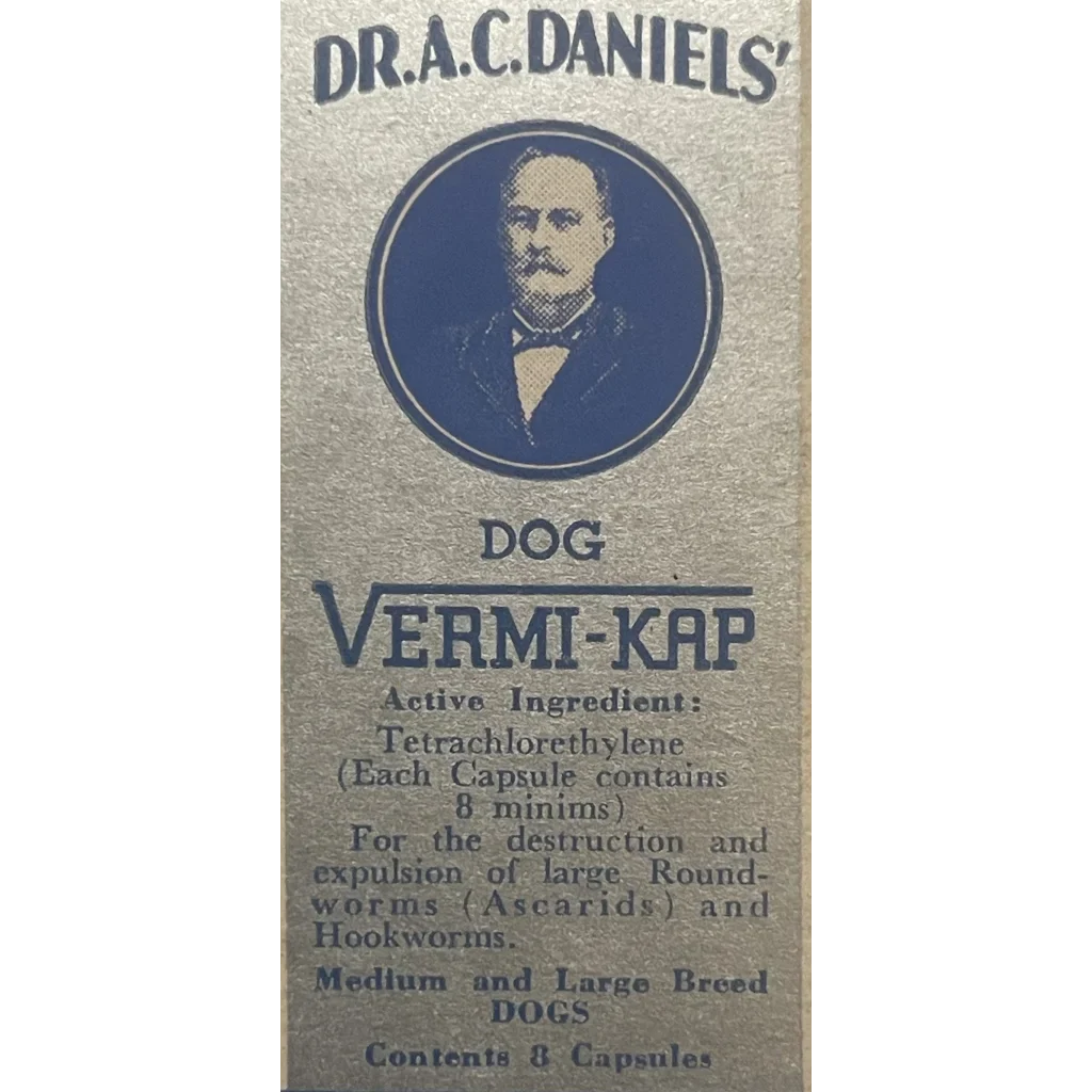 1950s Dr Daniels Dog Medicine Box Vintage Treasure Boston, MA