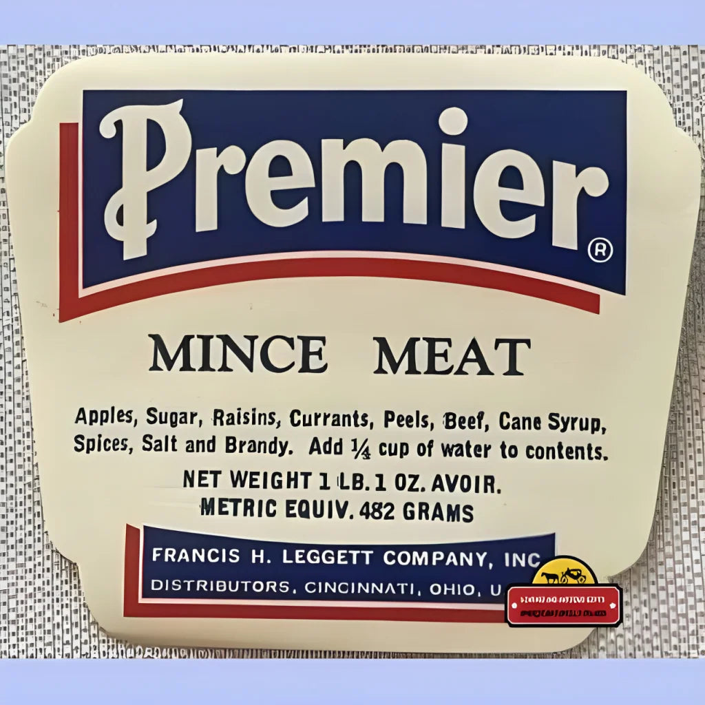 Rare Antique Vintage Mince Meat Label from Cincinnati