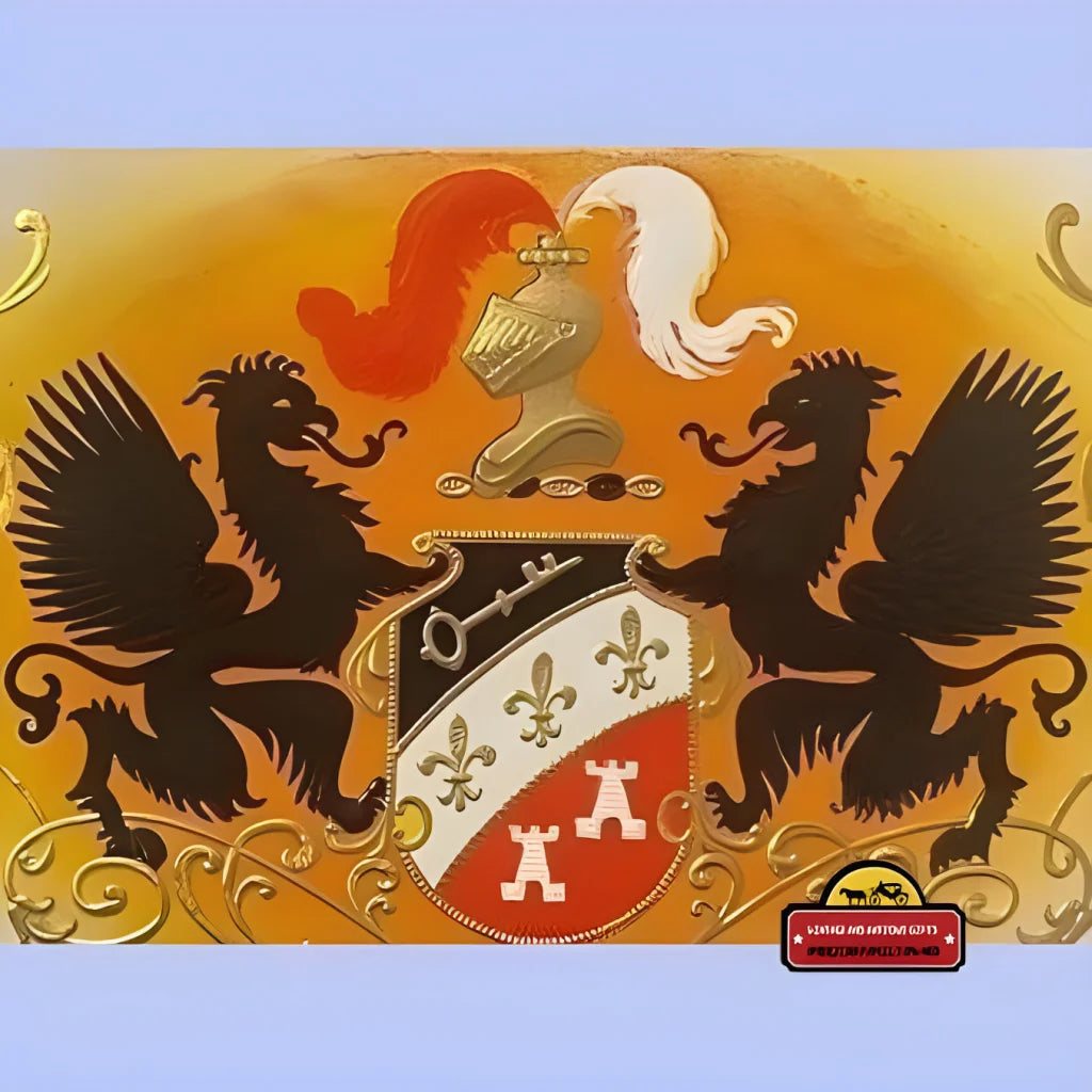 Rare Garcia Antique Vintage Cigar Label from Early 1900s