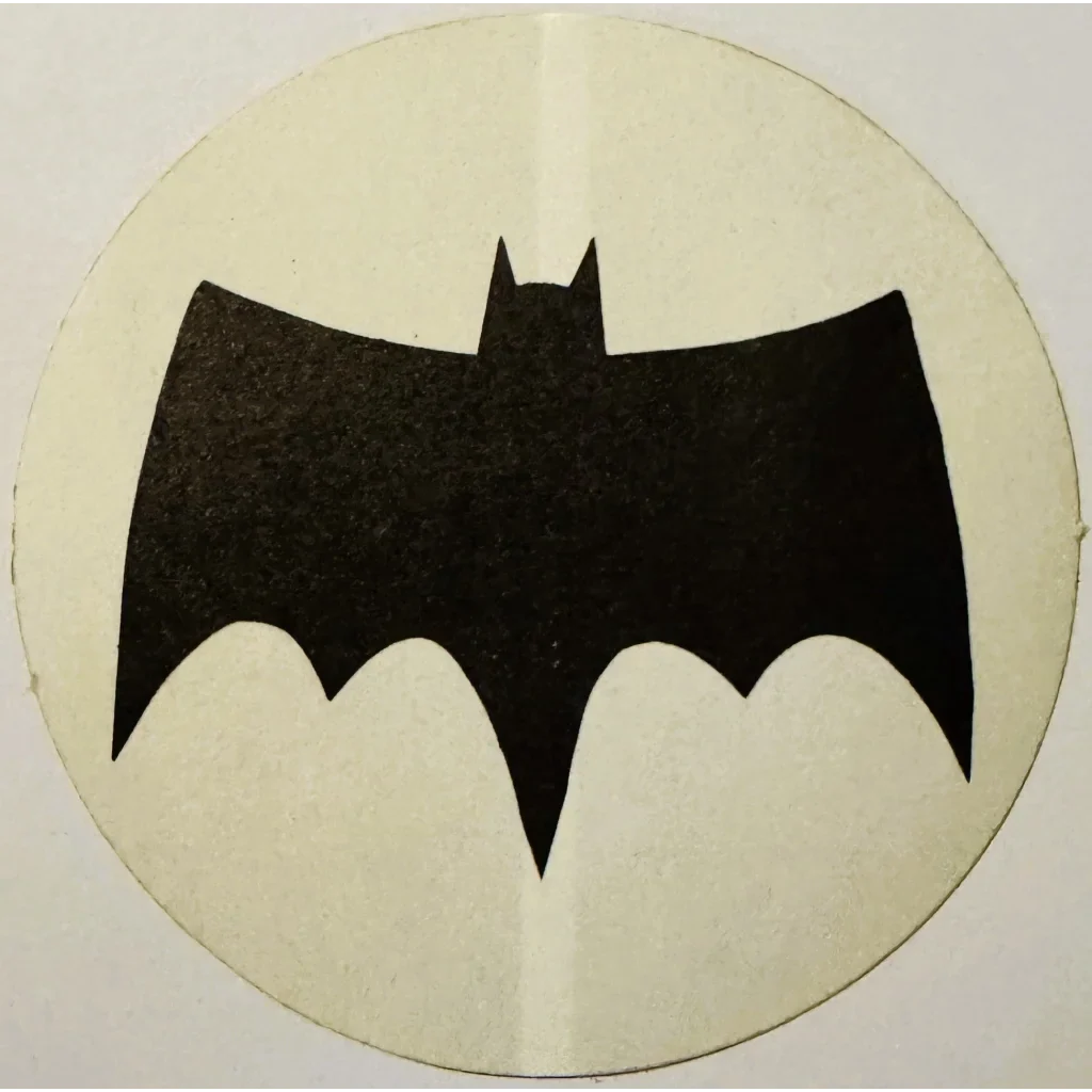 Rare Vintage 1960s Batman Signal Sticker Unleashed