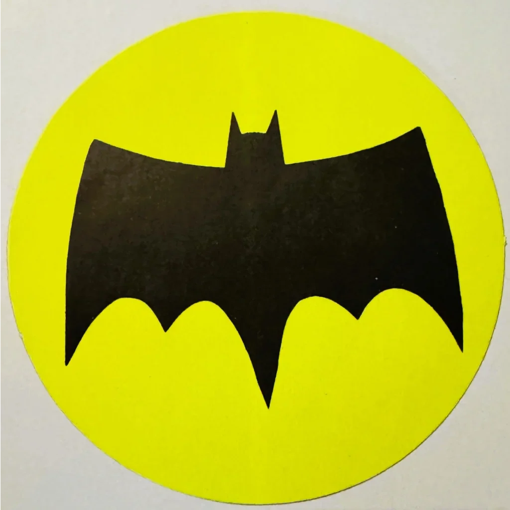 Rare Vintage 1960s Batman Signal Sticker Unleashed