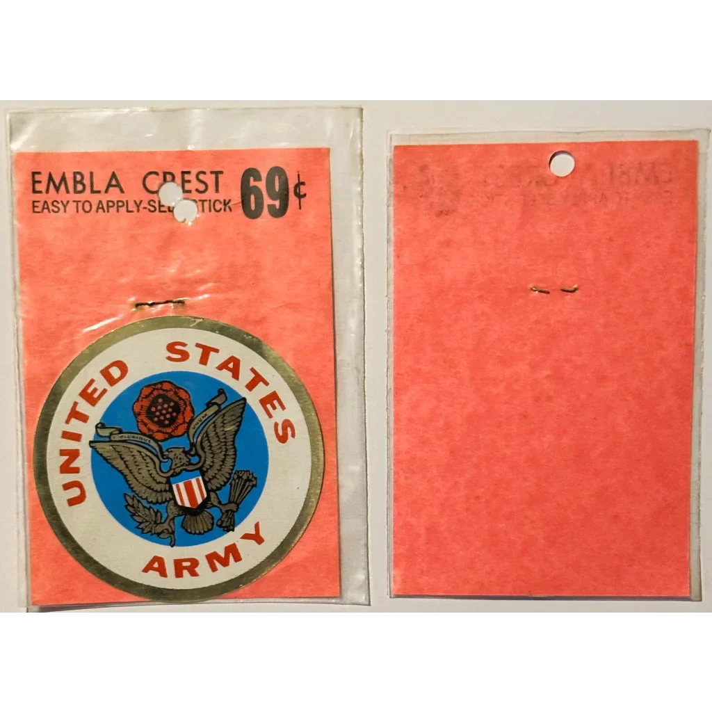 Rare Vintage 1960s Embla Crest Army Patch Stirs Nostalgia