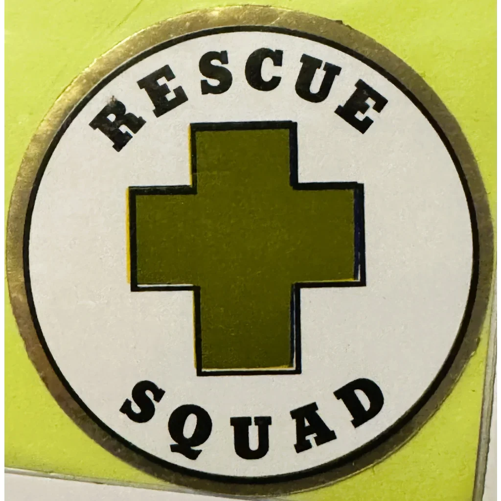 Rare Vintage 1960s Rescue Squad Emblem Stirs Nostalgia